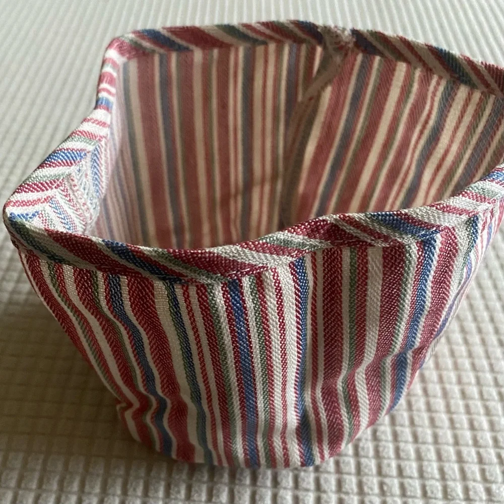 Longaberger Stripe Liner for Coaster Basket